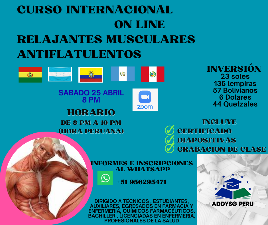 RELAJANTES MUCCULARES - ANTIFLATULENTOS