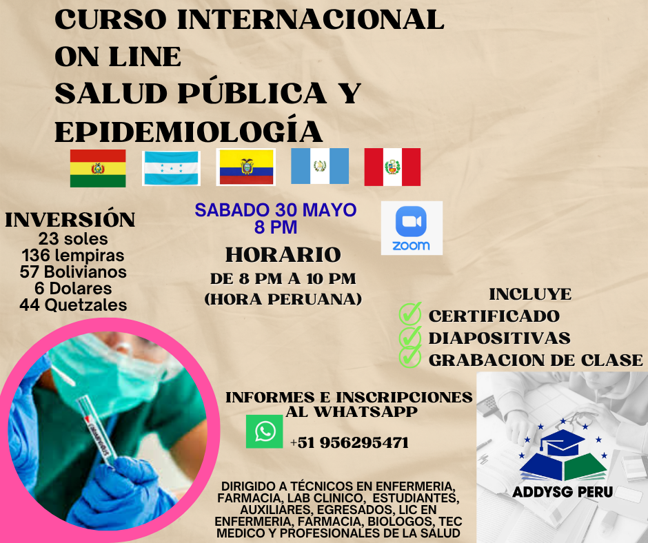 SALUD PÚBLICA Y EPIDEMIOLOGÍA