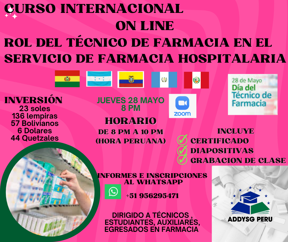 ROL DEL TÉCNICO DE FARMACIA EN EL SERVICIO DE FARMACIA HOSPITALARIA