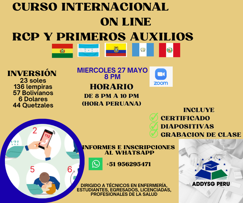RCP Y PRIMEROS AUXILIOS