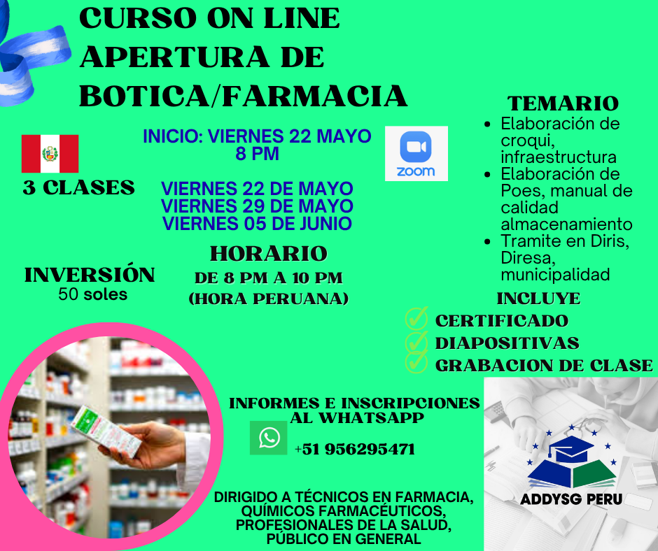 APERTURA DE ESTABLECIMIENTO FARMACEUTICO