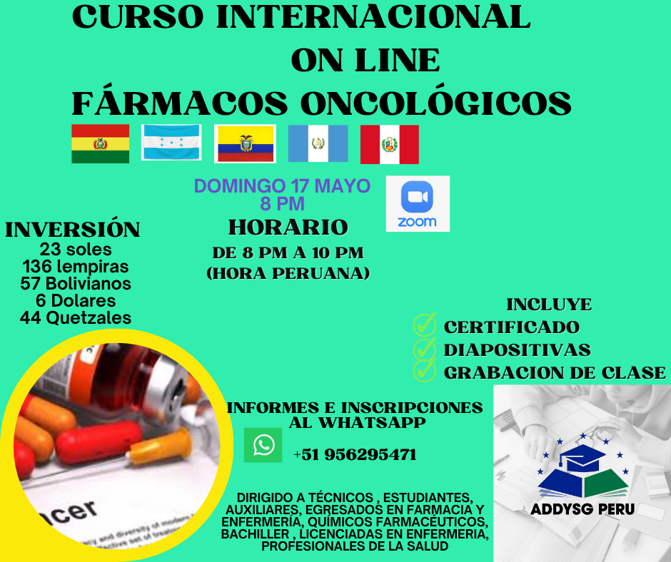 FARMACOLOGÍA ONCOLÓGICA