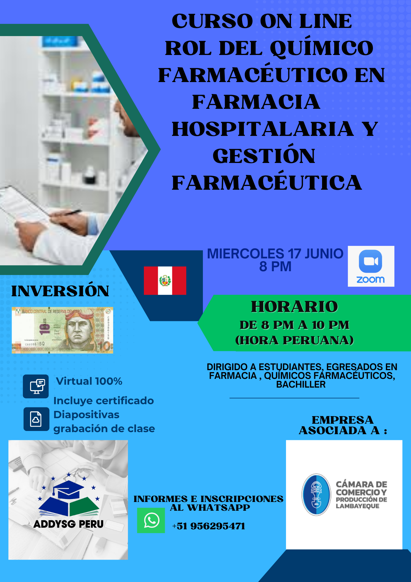 ROL DEL QUÍMICO FARMACÉUTICO EN FARMACIA HOSPITALARIA Y GESTIÓN FARMACÉUTICA