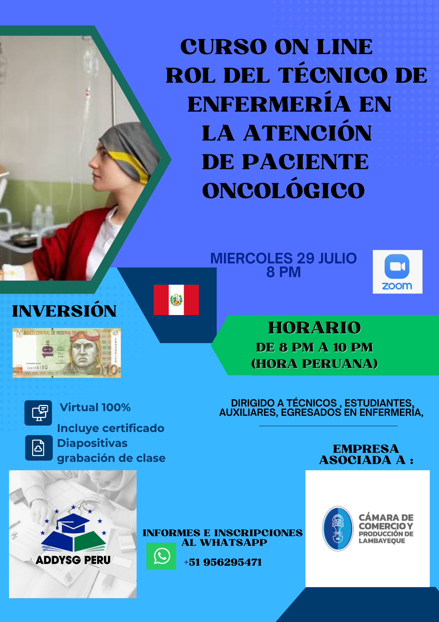 ROL DEL TÉCNICO DE ENFERMERÍA EN LA ATENCIÓN DE PACIENTE ONCOLÓGICO