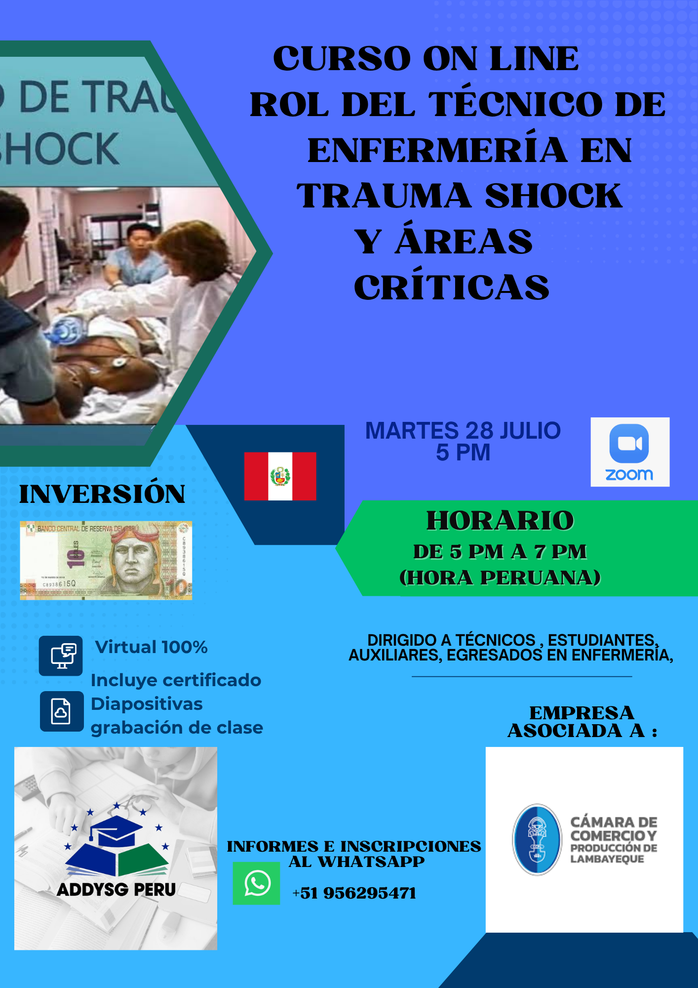 ROL DEL TÉCNICO DE ENFERMERÍA EN TRAUMA SHOCK Y ÁREAS CRÍTICAS