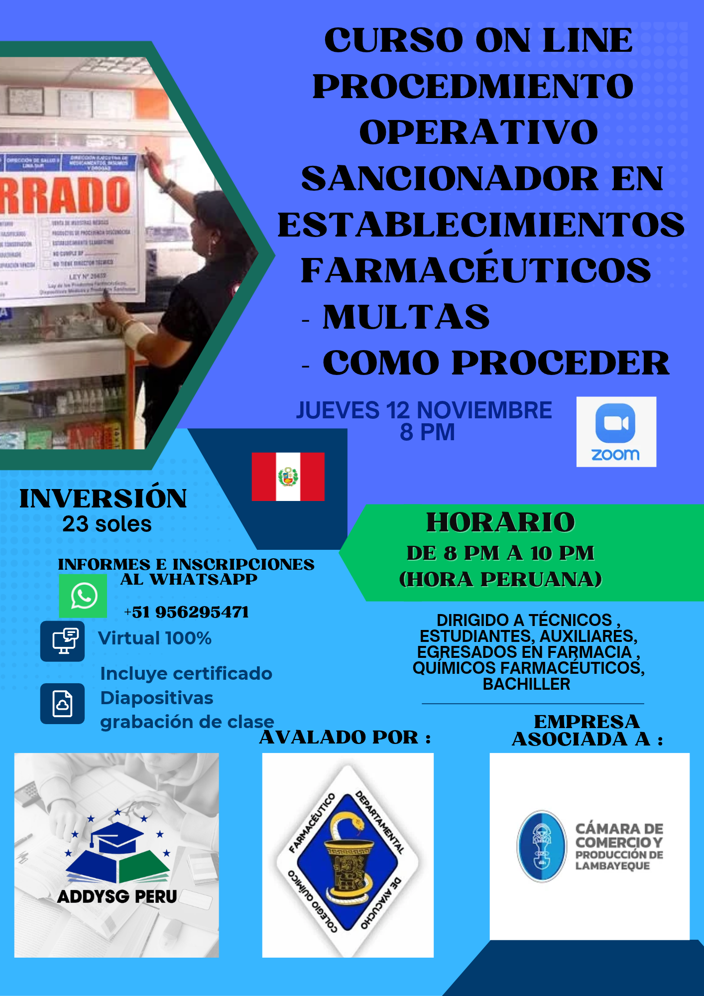 PROCEDIMIENTO OPERATIVO SANCIONADOR EN ESTABLECIMIENTOS FARMACÉUTICOS