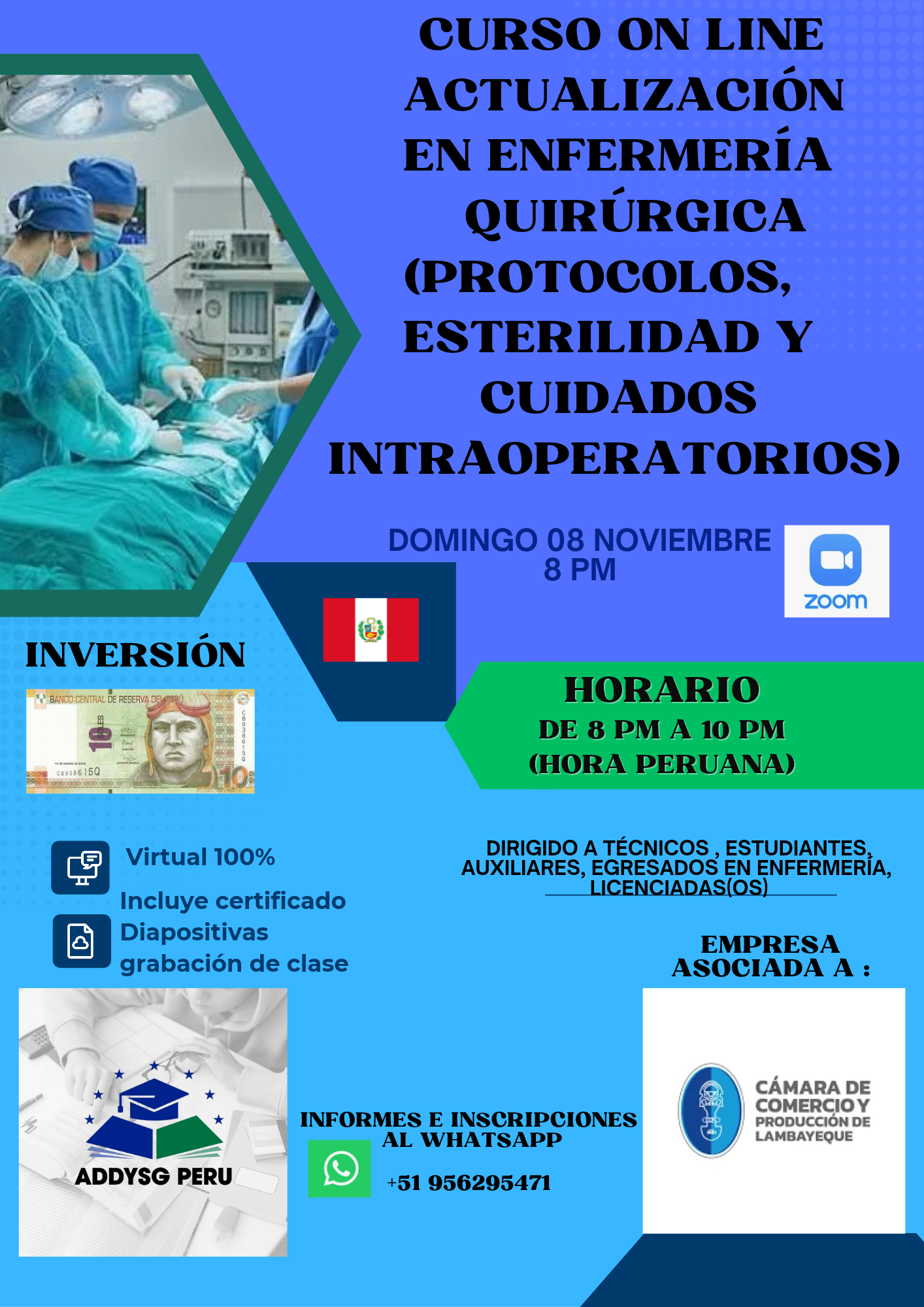 CURSO DE ACTUALIZACIÓN EN ENFERMERÍA QUIRÚRGICA